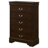 Louis Philippe 5-drawer Bedroom Chest Cappuccino | Brown | Cappuccino | 202415