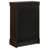 Louis Philippe 5-drawer Bedroom Chest Cappuccino | Brown | Cappuccino | 202415