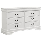 Louis Philippe 4-piece Twin Bedroom Set White | Gallery | 202441T-S4 202441F-S4 202441Q-S4 202441KE-S4 202441T-S5 202441F-S5 202441Q-S5 202441KE-S5