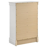 Louis Philippe 5-drawer Bedroom Chest White | White | 202445