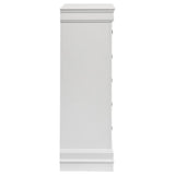 Louis Philippe 5-drawer Bedroom Chest White | White | 202445