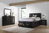 Briana 4-piece Eastern King Bedroom Set Black | Black | 202701KE-S4
