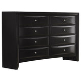 Briana 4-piece Eastern King Bedroom Set Black | Black | 202701KE-S4