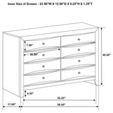 Briana 4-piece Eastern King Bedroom Set Black | Black | 202701KE-S4