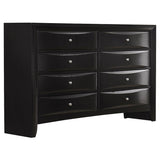 Briana 5-piece Eastern King Bedroom Set Black | Black | 202701KE-S5