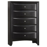 Briana 5-piece Eastern King Bedroom Set Black | Black | 202701KE-S5