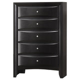 Briana 5-piece California King Bedroom Set Black | Black | 202701KW-S5