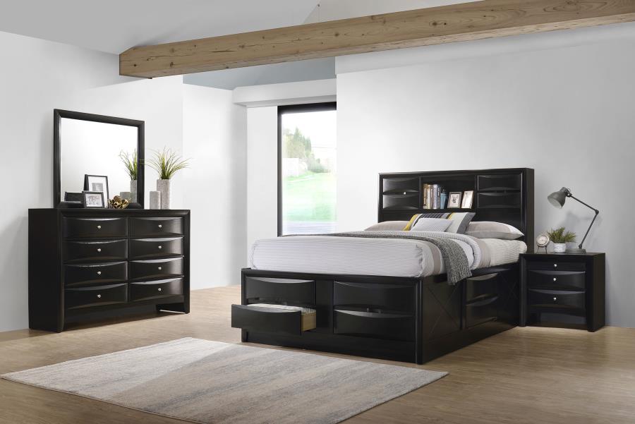 Briana 4-piece Queen Bedroom Set Black | Queen | Black | 202701Q-S4