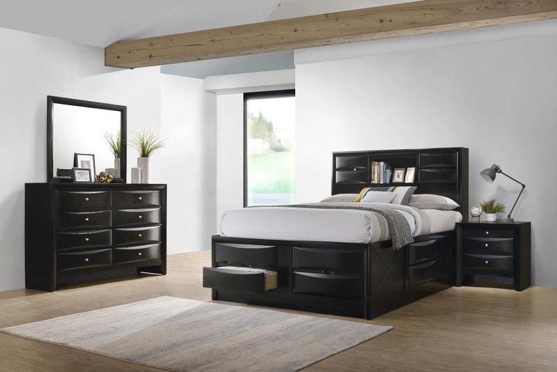 Briana 4-piece Bedroom Set Black