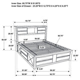 Briana 4-piece Queen Bedroom Set Black | Queen | Black | 202701Q-S4