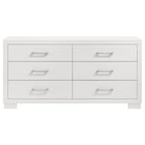 Jessica 4-piece Queen LED Bedroom Set Snow White | Gallery | 202990Q-S4 202990KE-S4 202990Q-S5 202990Q-S5P 202990KE-S5 202990KE-S5P 202990Q-S6P 202990KE-S6P