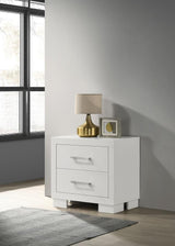 Jessica 2-drawer Nightstand Snow White | White | Snow White | 202992