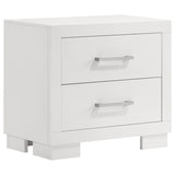 Jessica 2-drawer Nightstand Snow White | White | Snow White | 202992