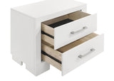 Jessica 2-drawer Nightstand Snow White | White | Snow White | 202992