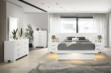 Jessica 2-drawer Nightstand Snow White | White | Snow White | 202992