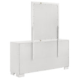 Jessica 6-drawer Dresser with Mirror Snow White | White | Snow White | 202993M