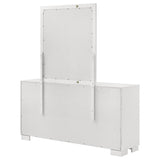 Jessica 6-drawer Dresser with Mirror Snow White | White | Snow White | 202993M