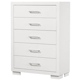 Jessica 5-drawer Bedroom Chest Snow White | White | Snow White | 202995