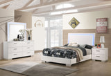 Felicity 4-piece Twin Bedroom Set White High Gloss | Full / 4-piece / 203500F-S4L | 203500F-S4L