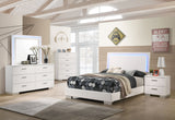 Felicity 4-piece Twin Bedroom Set White High Gloss | Full / 5-piece / 203500F-S5L | 203500F-S5L