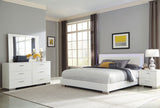 Felicity 4-piece Twin Bedroom Set White High Gloss | Eastern King / 4-piece / 203500KE-S4 | 203500KE-S4