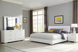Felicity 4-piece California King Bedroom Set White Gloss | Gallery | 203500KW-S4 203500KW-S4L 203500KW-S5 203500KW-S5L 203500KW-S6