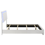 Felicity Wood Queen LED Panel Bed White High Gloss | White | White High Gloss | 203500Q