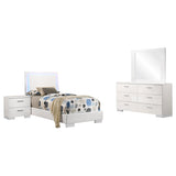 Felicity 4-piece Twin Bedroom Set White High Gloss | Gallery | 203500T-S4 203500T-S4L 203511T-S4 203500F-S4 203500F-S4L 203511F-S4 203500Q-S4 203500Q-S4L 203511Q-S4 203500KE-S4 203500KE-S4L 203511KE-S4 203511KW-S4 203500T-S5 203500T-S5L 203511T-S5 203500F-S5 203500F-S5L 203511F-S5 203500Q-S5 203500Q-S5L 203511Q-S5 203500KE-S5 203500KE-S5L 203511KE-S5 203511KW-S5 203500Q-S6 203500KE-S6