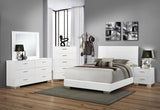Felicity 2-drawer Nightstand White High Gloss | White | White High Gloss | 203502