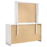 Felicity 6-drawer Wood Dresser with Mirror White High Gloss | King | White | White High Gloss | 203503M