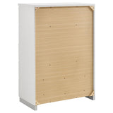 Felicity 5-drawer Bedroom Chest White High Gloss | White | White High Gloss | 203505