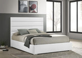Felicity 53-inch Upholstered California King Bed White | California King | White | 203511KW