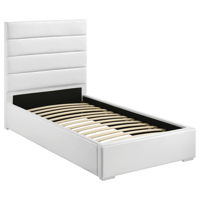 Felicity 53-inch Upholstered Platform Bed White