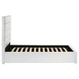 Felicity 53-inch Upholstered Twin Platform Bed White | Twin | White | 203511T
