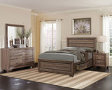 Kauffman 4-piece Queen Bedroom Set Washed Taupe | Queen / 4-piece / 204190Q-S4 | 204190Q-S4