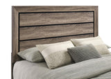 Kauffman Wood Queen Storage Panel Bed Washed Taupe | Queen | Beige | Washed Taupe | 204190Q