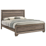 Kauffman Wood California King Panel Bed Washed Taupe | Beige | Washed Taupe | 204191KW