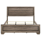 Kauffman Wood California King Panel Bed Washed Taupe | Beige | Washed Taupe | 204191KW