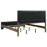Kauffman Wood California King Panel Bed Washed Taupe | Beige | Washed Taupe | 204191KW