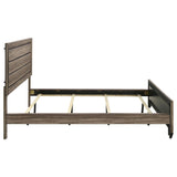 Kauffman Wood California King Panel Bed Washed Taupe | Beige | Washed Taupe | 204191KW