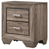 Kauffman 2-drawer Nightstand Washed Taupe | Brown | Washed Taupe | 204192