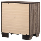 Kauffman 2-drawer Nightstand Washed Taupe | Brown | Washed Taupe | 204192