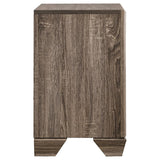 Kauffman 2-drawer Nightstand Washed Taupe | Brown | Washed Taupe | 204192