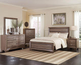 Kauffman 2-drawer Nightstand Washed Taupe | Brown | Washed Taupe | 204192