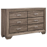 Kauffman 6-drawer Dresser Washed Taupe | Brown | Washed Taupe | 204193