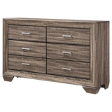 Kauffman 6-drawer Dresser Washed Taupe | Brown | Washed Taupe | 204193