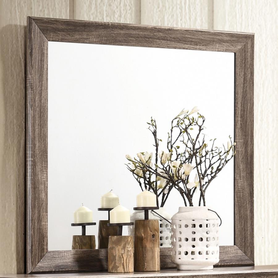 Kauffman Dresser Mirror Washed Taupe | Beige | Washed Taupe | 204194