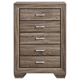 Kauffman 5-drawer Bedroom Chest Washed Taupe | Brown | Washed Taupe | 204195