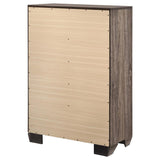 Kauffman 5-drawer Bedroom Chest Washed Taupe | Brown | Washed Taupe | 204195