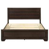Kauffman Wood Eastern King Storage Panel Bed Dark Cocoa | Brown | Dark Cocoa | 204390KE